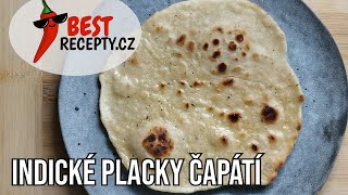 Recept na INDICKÉ PLACKY ČAPÁTÍ chapati  lze je plnit sýrem a bramborem🔝🧡 [upl. by Lovell41]