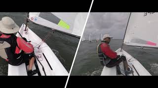 2021 RS Aero FL State Championship  Race 6 2 boats 1 start [upl. by Adiaz189]