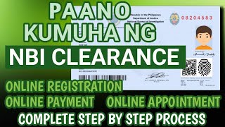 PAANO KUMUHA NG NBI CLEARANCE ONLINE  HOW TO GET NBI CLEARANCE ONLINE  NBI CLEARANCE 2024 [upl. by Nnanaej]