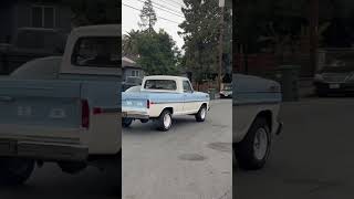 71 f100 drive by exhaust classiccar bumpside [upl. by Eniliuqcaj651]