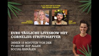 LIVE 🔴 Die Viertelstunde davor mit Angela FingerErben amp Filip Pavlovic  1  Dschungelcamp 2023 [upl. by Anauqal]