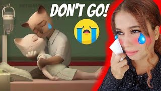 TRY NOT TO CRY CHALLENGE  REACTING TO SADDEST ANIMATION ON YOUTUBE 2 [upl. by Salomo51]