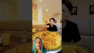 8kg chicken biryani eating food foodie foodlover shortvideo shorts [upl. by Hebel]