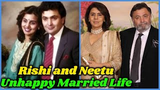 Unhappy Married Life of Rishi Kapoor and Neetu Singh [upl. by Katheryn]