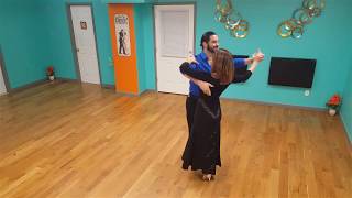 How To Dance Viennese Waltz Left Turns [upl. by Leibman]