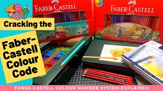 Faber Castell COLOUR NUMBER SYSTEM  All The Colour Names [upl. by Elder435]