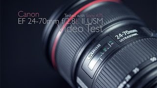 EF 2470mm f28L II USM Video Test Shot it with Sony A7S [upl. by Ahsetel]