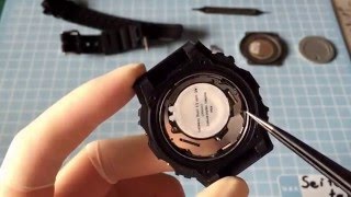 GSHOCKの電池交換 [upl. by Reiter649]