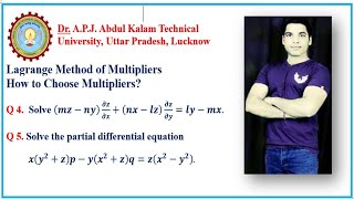 5 Lagrange Method of MultipliersUNITIMATHEMATICSIVAKTU [upl. by Amsirp789]