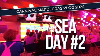 Carnival Mardi Gras 2024  Day 4  Sea Day 2 [upl. by Lauber]