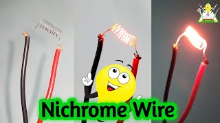 Nichrome wire  nichrome wire project  💡💡💡  all technique  all technics [upl. by Lattimer]