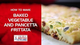 How to make Baked vegetable and pancetta frittata [upl. by Wolfy]