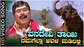 Vanadevi Thayi Namagella Song  HD Video  Rama Lakshmana  SPB  S Janaki  M P Shankar [upl. by Benton]