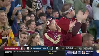 10 Florida State vs Georgia Tech｜2024 College Football Highlights [upl. by Ybanrab]