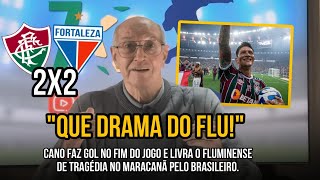 FLUMINENSE EMPATA COM O FORTALEZA EM CASA E SEGUE NA LUTA CONTRA O REBAIXAMENTO NO BRASILEIRÃO [upl. by Humph2]