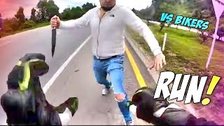 BEST OF ROAD RAGE  Angry People VS Bikers  Best Motorcycle Road Rage 2024 [upl. by Suiddaht]