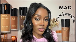 MAC Serum Foundation  Wear Test amp Review  NW45 [upl. by Sakmar]