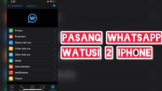 Cara Pasang Whatsapp Watusi iPhone Real No Tipu” 2021 [upl. by Enair]