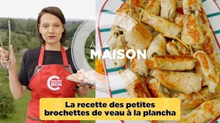 Petites brochettes de veau à la plancha [upl. by Adrahs]