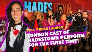 HADESTOWN UK PRESS LAUNCH IN FULL  Meet the London cast performing and hear from Anais Mitchell [upl. by Ilram]