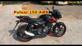 Bajaj Pulsar 150 ABS 2019 Walkaround  Brake TestPrice  Mileage in Hindi [upl. by Yerg95]