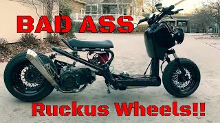 Custom Honda Ruckus wheels anyone 🎥 [upl. by Aicina]