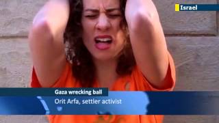 Israeli Settlers Miley Cyrus Parody Orit Arfa posts provocative Gaza Wrecking Ball video [upl. by Razaele]