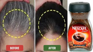 HOW TO DYE YOUR HAIR NATURALLY with coffee  GET SILKY Dark amp GLOSSY HAIR  NaturalBeautyTips [upl. by Ciryl]