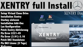 XENTRY Komplett Installation  Full Install  Guide [upl. by Etnom943]