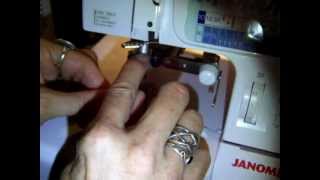 Janome 1200D serger cover stitch combo [upl. by Graham192]