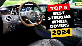 Top 5 Best Steering Wheel Covers of 2024 [upl. by Airan]