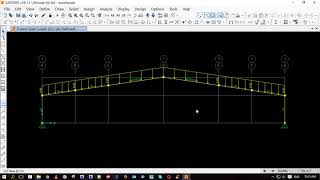 sap2000 how to design steel building warehouse [upl. by Seabrooke]