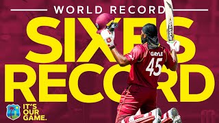 WORLD RECORD Number Of Sixes In An Innings  Windies Finest [upl. by Cornelle]