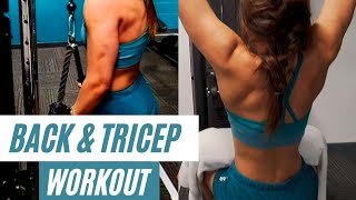 Back amp Tricep Workout at Gym  PureGym London [upl. by Trout]