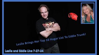 Leslies Top 10 Sammy Hagar Songs With Eddie Trunk [upl. by Malet]