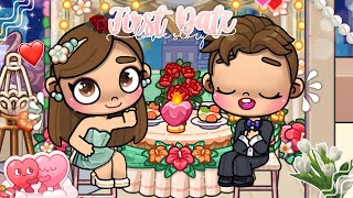 FIRST DATE LOVE STORY💘🎀🐾 VOICED🔊  AVATAR WORLD [upl. by Mercola203]