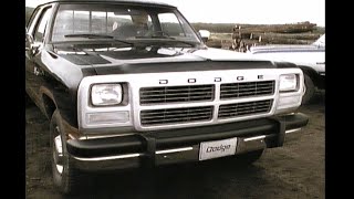 1991 Dodge Ram Sales Training shows how things are changing includes Gas and Cummins 1st first Gen [upl. by Westfahl]