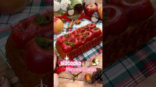 Bizcocho de manzana y canela 🍎 receta recetaspostres [upl. by Husein127]