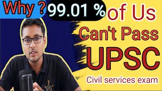 Why UPSC is too Hard to crack in India [upl. by Ardnasac]