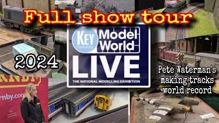 Key world live 2024 Pete Watermans making tracks world record Birmingham nec modelrailwayrailway [upl. by Leahpar501]