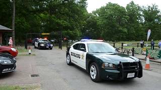 American Police Cars in UK  Great Britain [upl. by Ahsinot651]