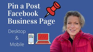 How to PIN a Post to the Top of a Facebook Business Page in 2022 [upl. by Jonna460]