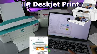 How To Print Double Side From Laptop To HP Deskjet 3700 2600e HP Deskjet 2700e Printer Series [upl. by Erreit93]