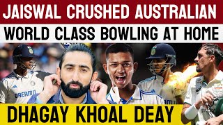 Jaiswal Crushed Australian Bowling At Home  Ind Vs Aus   BGT  Indian Cricket Team  Perth [upl. by Anerul]