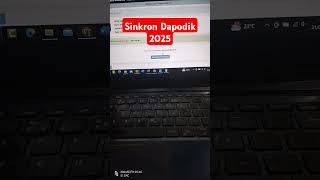 Sinkron Dapodik 2025 shorts [upl. by Aratahc]