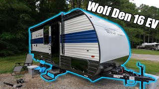 Best Budget Camper 2024 Cherokee Wolf Den 16EV Walkthrough and Review [upl. by Adnale]