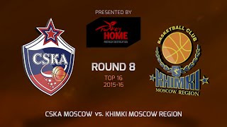 Highlights CSKA MoscowKhimki Moscow region [upl. by Kore738]