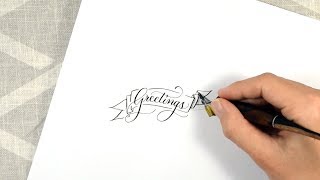 How to Draw a Banner Great for Calligraphy [upl. by Kcorb206]