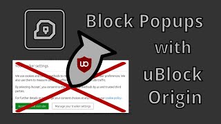 Block popups with uBlock Origin [upl. by Novy793]