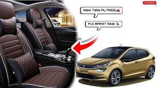 New Tata ALTROZ Full Baket Seat Cavers Fitted ✅Patel Car Decor Akola 🚗✅ [upl. by Melesa]